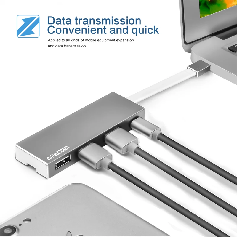 Мульти 3 сплиттера USB3.0 Расширение концентратор USB C выход Dex док станция для MacBook