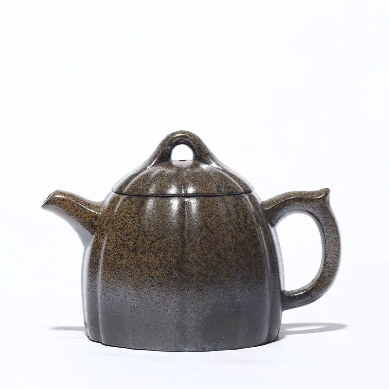 

Teapot Yixing raw ore Jinwen Qinquan purple clay teapot pure manual teapot daily department store tea set