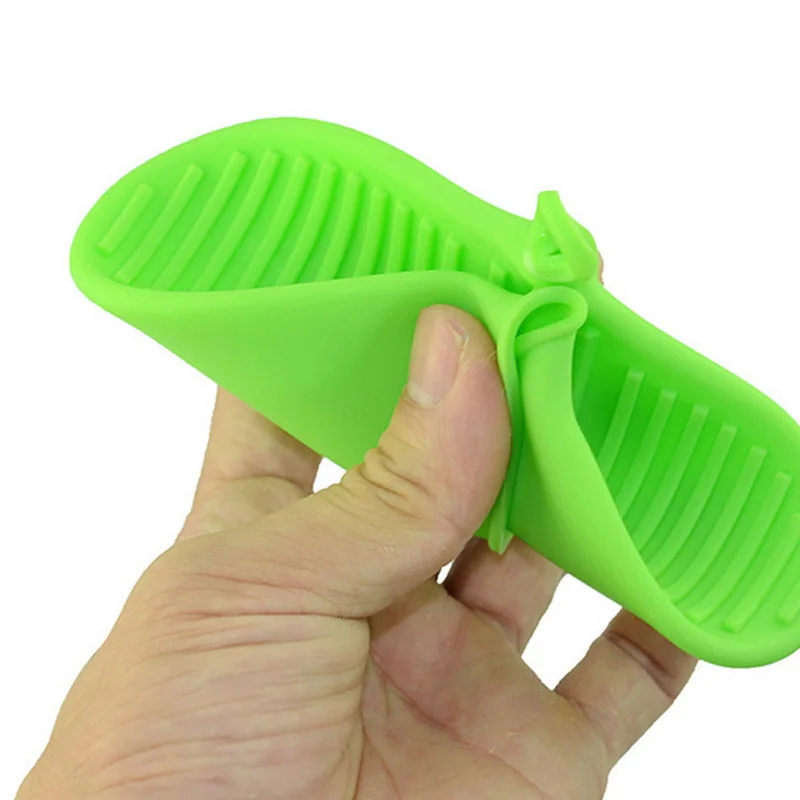 1pcs Kitchen Silicone Heat Resistant Clips Insulation Non Stick Anti-slip Pot Bowel Holder Clip Cooking Baking Oven