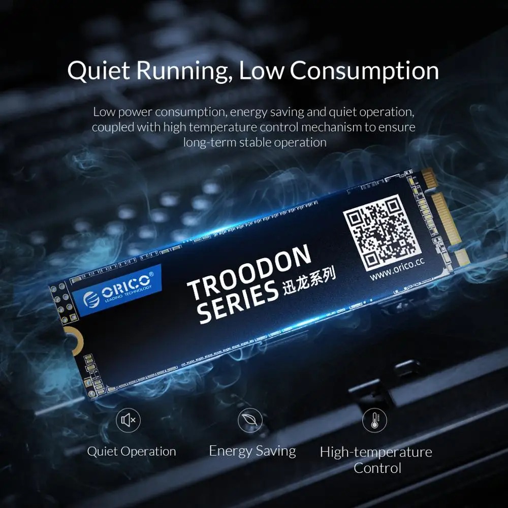Внешний жесткий диск ORICO M.2 NGFF SATA SSD с 5 Гбит/с USB Type C прозрачный корпус чехол для