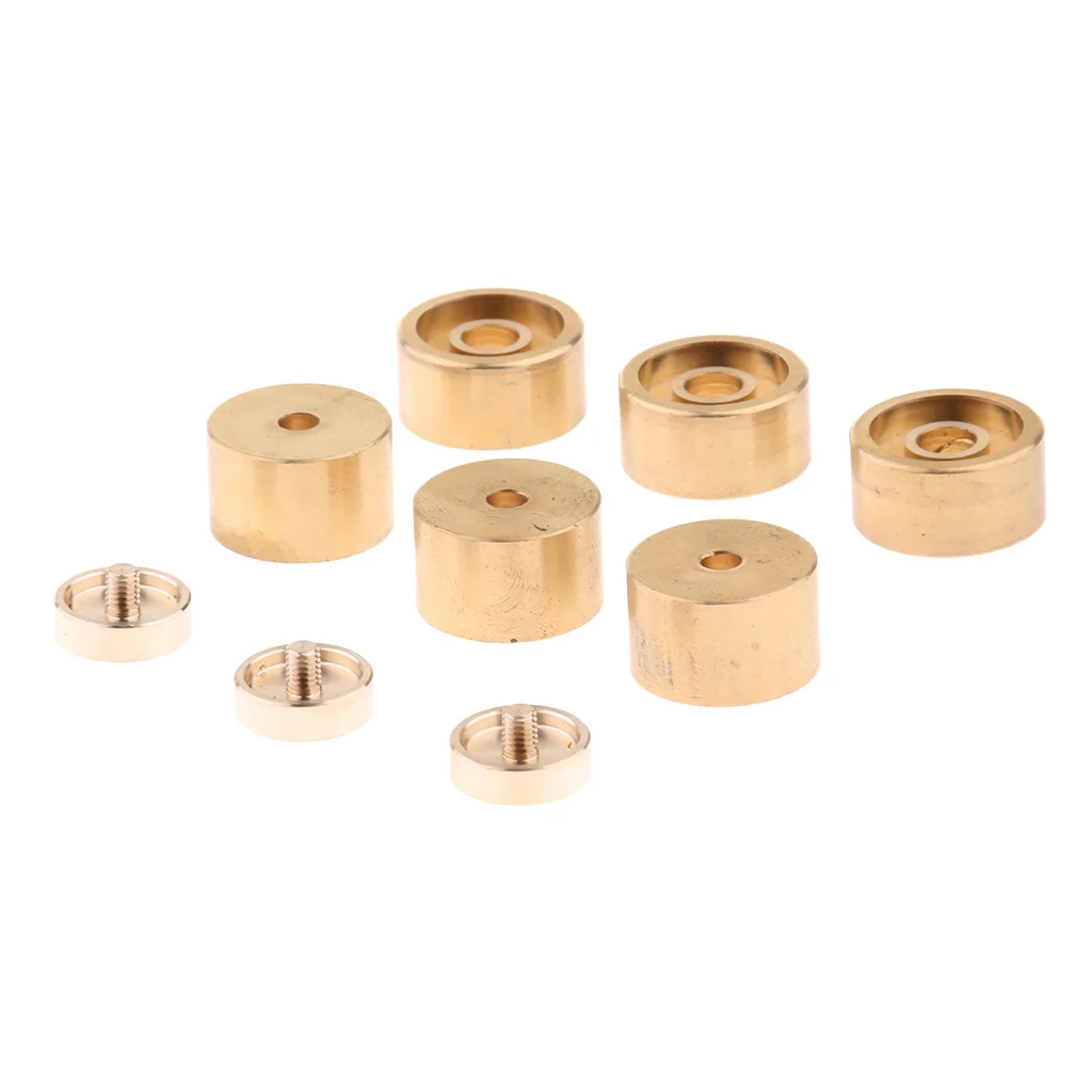 

1 Set Trumpet Valve Finger Buttons Trumpet Parts Accessories Golden