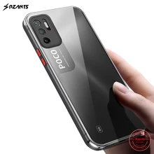 Rzants For Xiaomi POCO M3 Pro Case HD Transparent [Dazzle] Color Keys Shockproof Thin Slim High Clear Hard Phone Cover