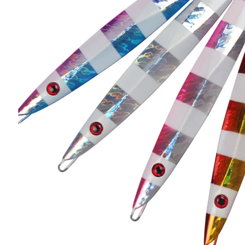 Рыболовная приманка для джиггинга свинцовая металлическая светящаяся 150 г 4