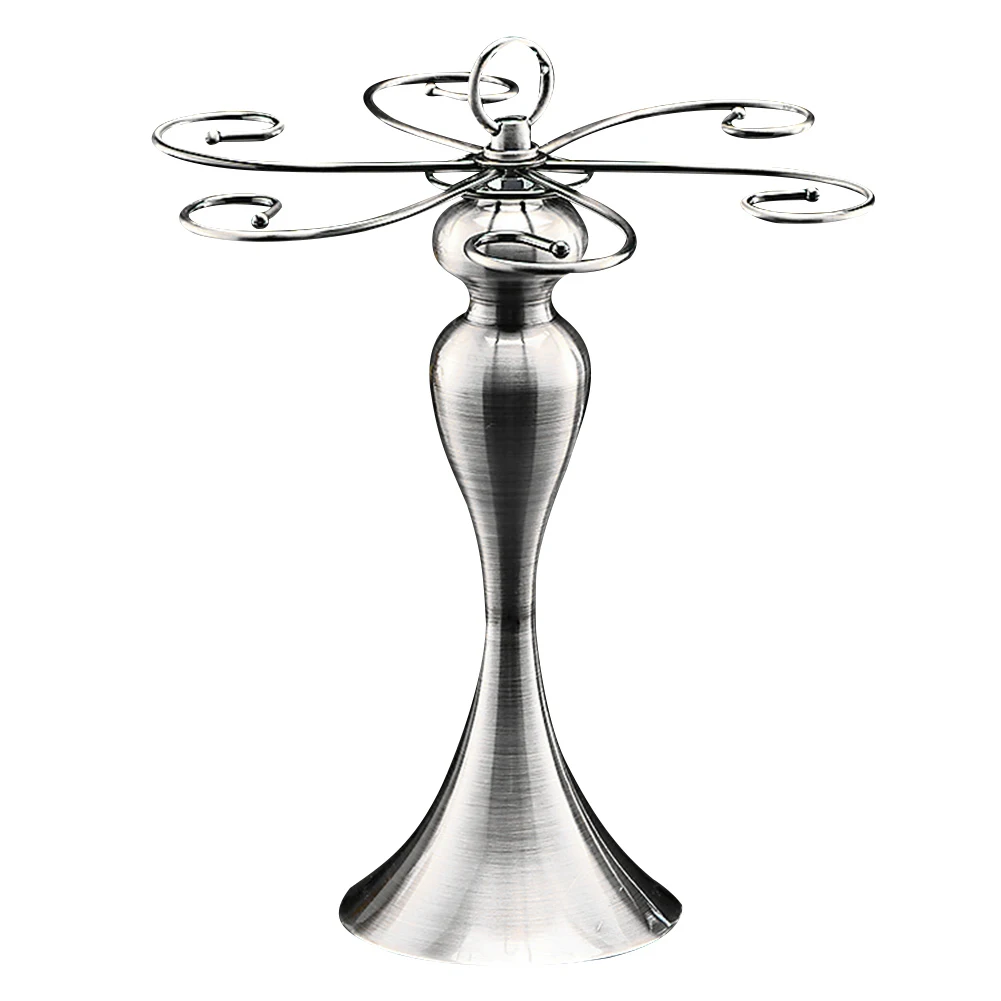 

HOT SALESNew Arrival Elegant Metal Wine Glass Stemware Hanging Holder Storage Display Drying Rack