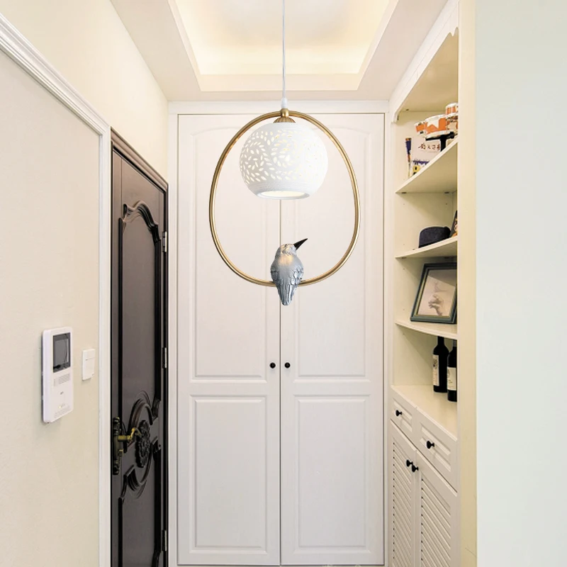 Современный светодиодный стеклянный подвесной светильник в скандинавском стиле