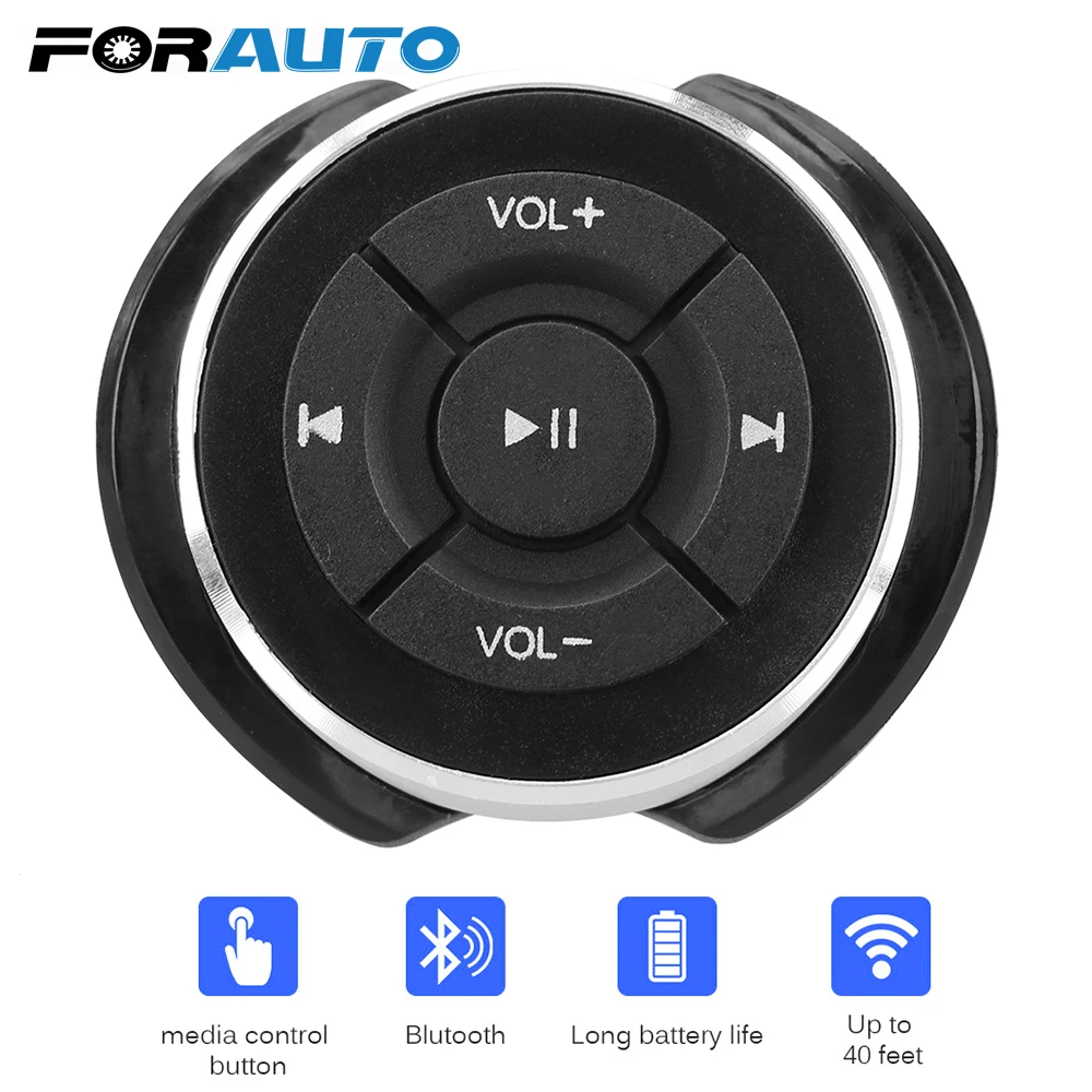 

Беспроводные пульты дистанционного управления на рулевое колесо для телефонов Android, IOS, мотоциклов, велосипедов, Bluetooth