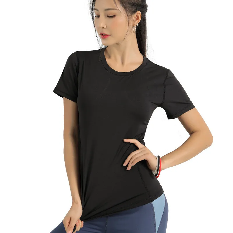 

Tracksuits Women's Jogging T-Shirt Bodybuilding Fitness Shirt Running Biking Dancing Gym Sports Yoga Tennis Tops Quick Dry