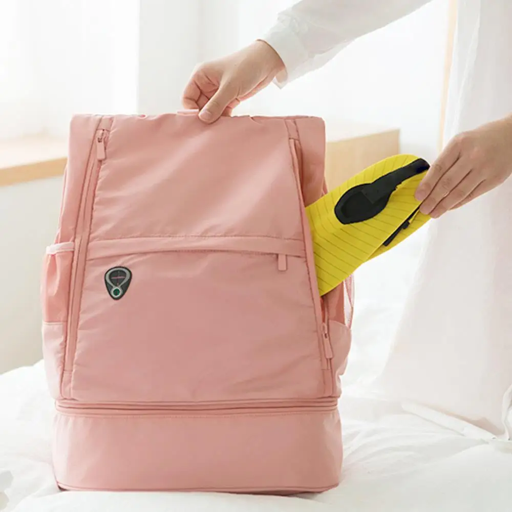 Сумки через плечо сухая и влажная сумка для йоги с разделением мессенджер на