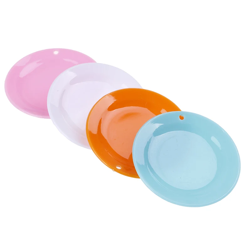 3 шт. 1:12 кукольный домик миниатюрная круглая посуда тарелка кукольная кухонные