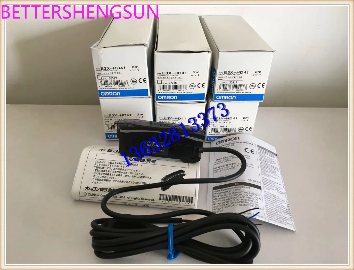 

Omron Sensor E3X-HD41 Fiber усилитель PNP Type