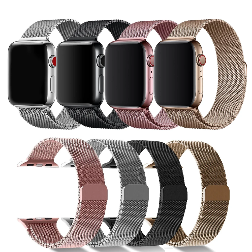

Bracelet For Apple Watch Band Series 5/4/3/2/1 38mm 42mm Stainless Steel Strap For iWatch 40mm 44mm Watchband