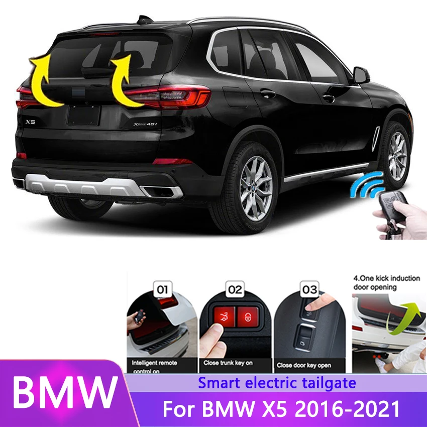 Обновленная электрическая задняя дверь для BMW X5 2016 2021 Интеллектуальная питание