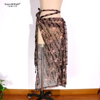 new belly dance costume for women skirt wrap hip scarf korea design all303