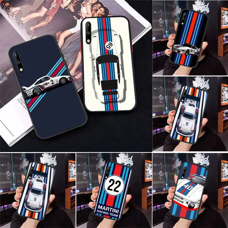 

Martini Racing Phone Case for Huawei honor 7A 8X 8s 9 9X 10 10i 20 30 Play lite pro s Fundas cover