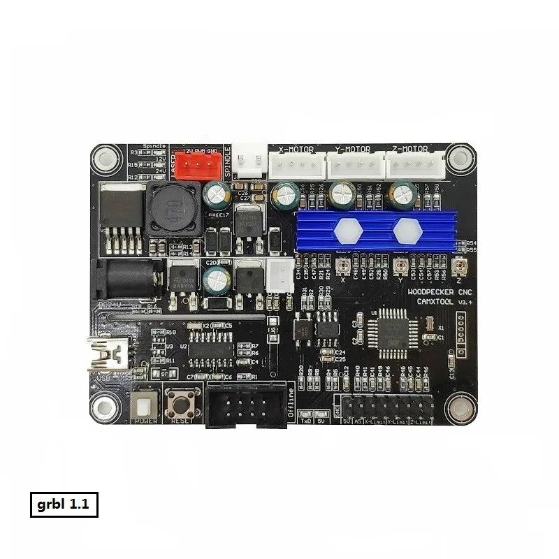3.4 GRBL Board 3-осевой Управление карты V3.4 GRBL1.1 деревообрабатывающий станок с ЧПУ лазерной контроллер гравировальной машины материнская плата для CNC3018 pro ИС формирователя - Цвет: 3.4 GRBL Board