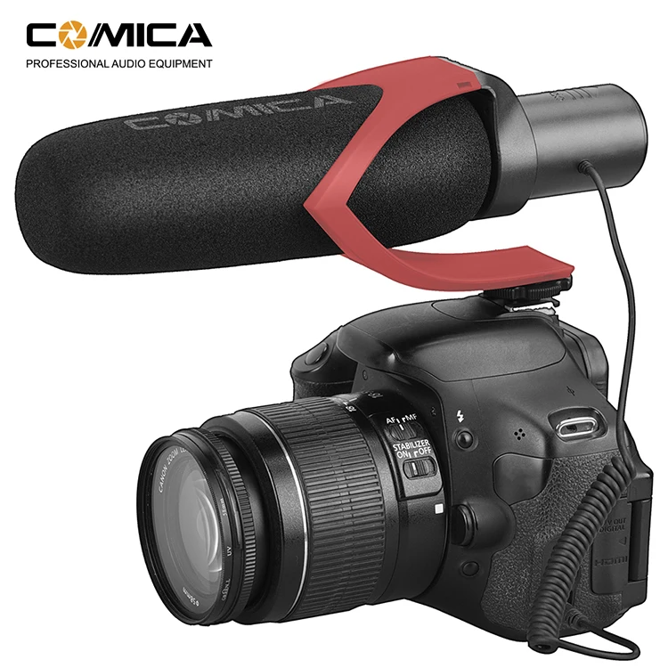 Микрофон для камеры Comica CVM V30 PRO конденсаторный микрофон|video camera lighting equipment|microphone