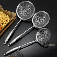 kitchen large colander stainless steel filter spoon skimmer cooking utensils noodles scoop strainer home kitchenware with hooks