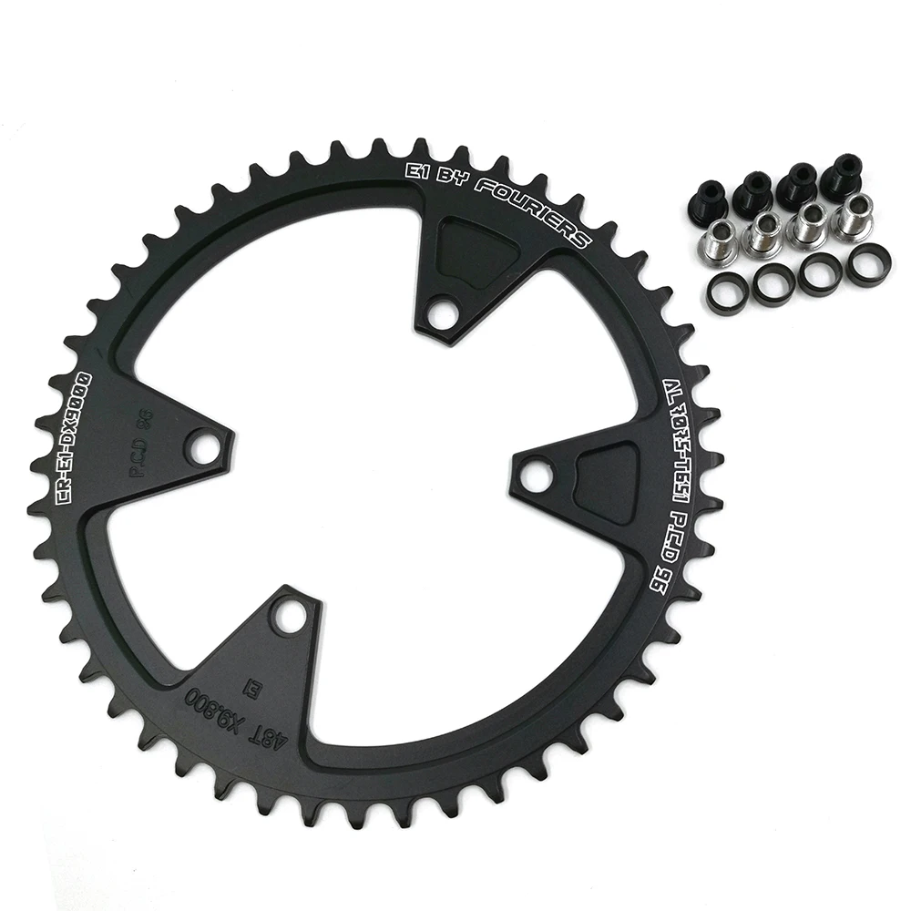 Велосипедная цепь fourier BCD96 односкоростная Звездочка из алюминиевого сплава для