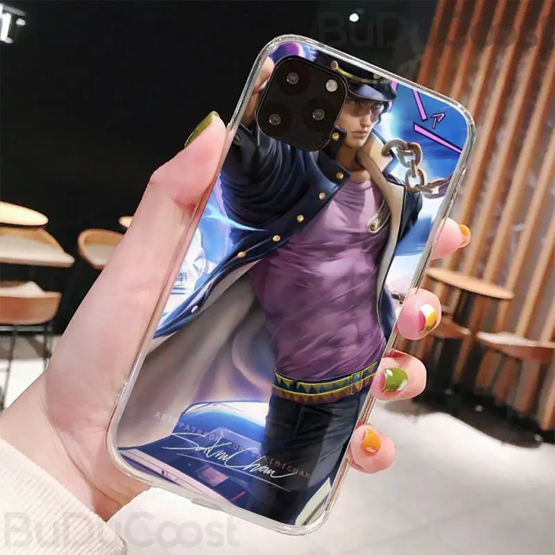 

Fantasy Adventure JoJo Anime Soft Rubber Phone Cover For Iphone 11 Pro 11 Pro Max X XR XS Max 7 8 6 6S Plus 5 5S SE 2020 Case