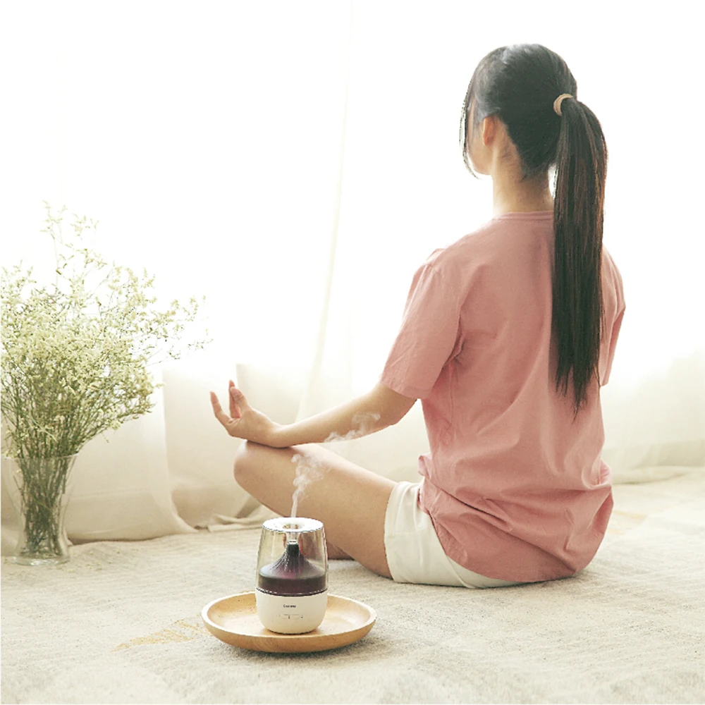 

Urallife Smartfrog Aromatherapy Humidifier Two Spray Modes Mini Air Humidifier Relieve Fatigue Aroma Essential Oil Diffuser
