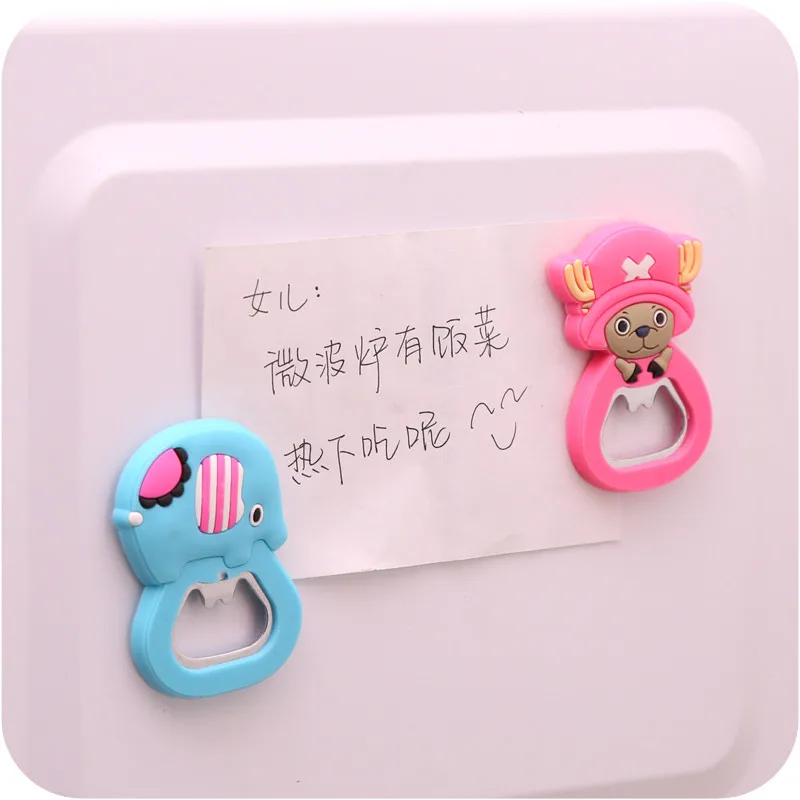 Открывалка многофункциональная ПВХ мягкая пластиковая мультяшная открывалка