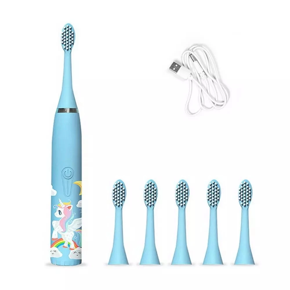 

Electric double-sided children's toothbrush, cartoon pattern, electric, spare