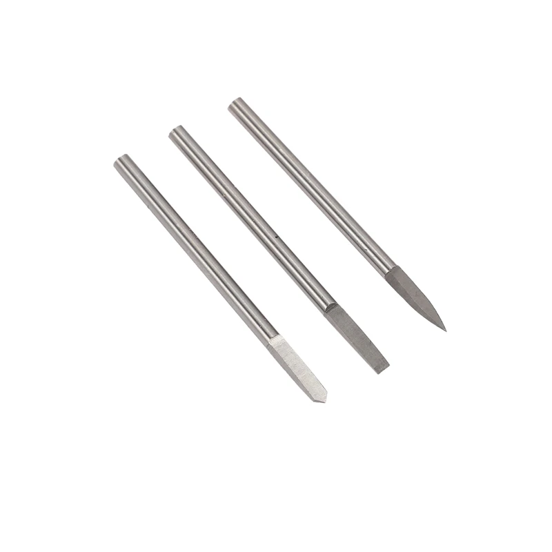

10Pcs High Speed Steel 2.35mm Rod Power Tool Grinding Needle Durable Milling Cutter Mini Engraving Knife