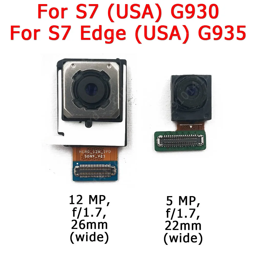 Оригинальная фронтальная и задняя камера для Samsung Galaxy S7 Edge G930 G935 модуль основной