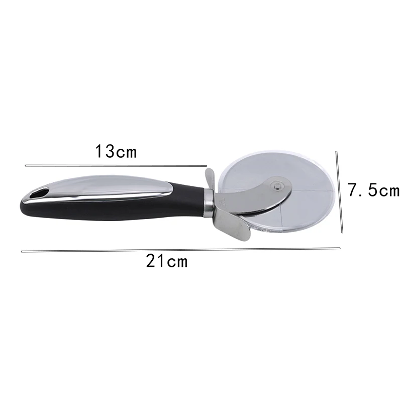 

Pizza Cutter Stainless Steel Pizza Knife Cake Bread Pies Round Knife Pastry Pasta Dough Kitchen Baking Tools