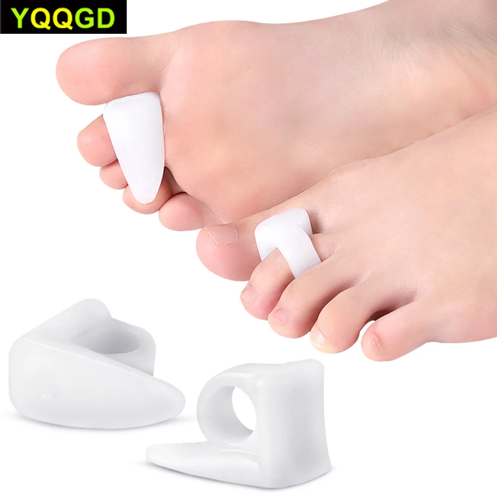 

1Pair Single Hole Hammer Toe Pads Corrector & Straightener for Curled, Curved, Claw & Mallet Toe Relief