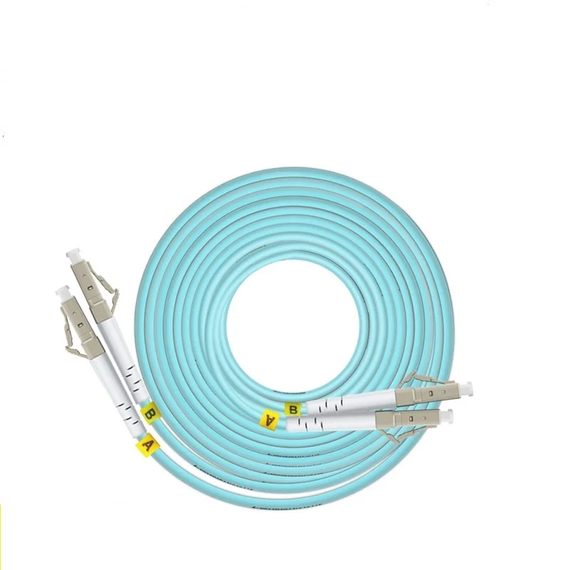 50m LC SC FC ST UPC OM3 Fiber Optic Patch Cable Duplex Jumper 2 Core Cord Multimode 2.0mm fibra optica | Мобильные телефоны и