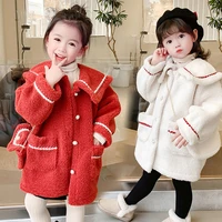 girls babys kids coat jacket outwear 2022 loose thicken spring autumn cotton outdoor comfortable formal overcoat toddler childr