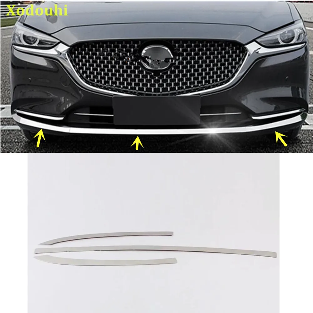 Для Mazda 6 Mazda6 Atenza 2019 2020 крышка автомобиля бампер двигатель отделка из нержавеющей
