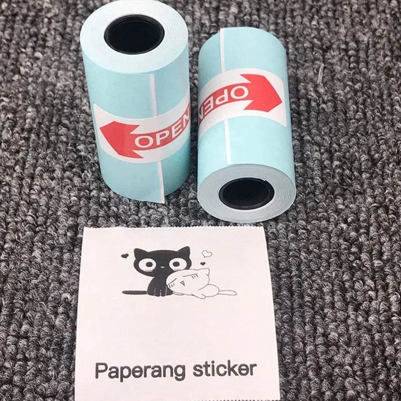 12 рулонов стикер термальная бумага 57 мм x 30 самоклеющийся Термопринтер для бумаги