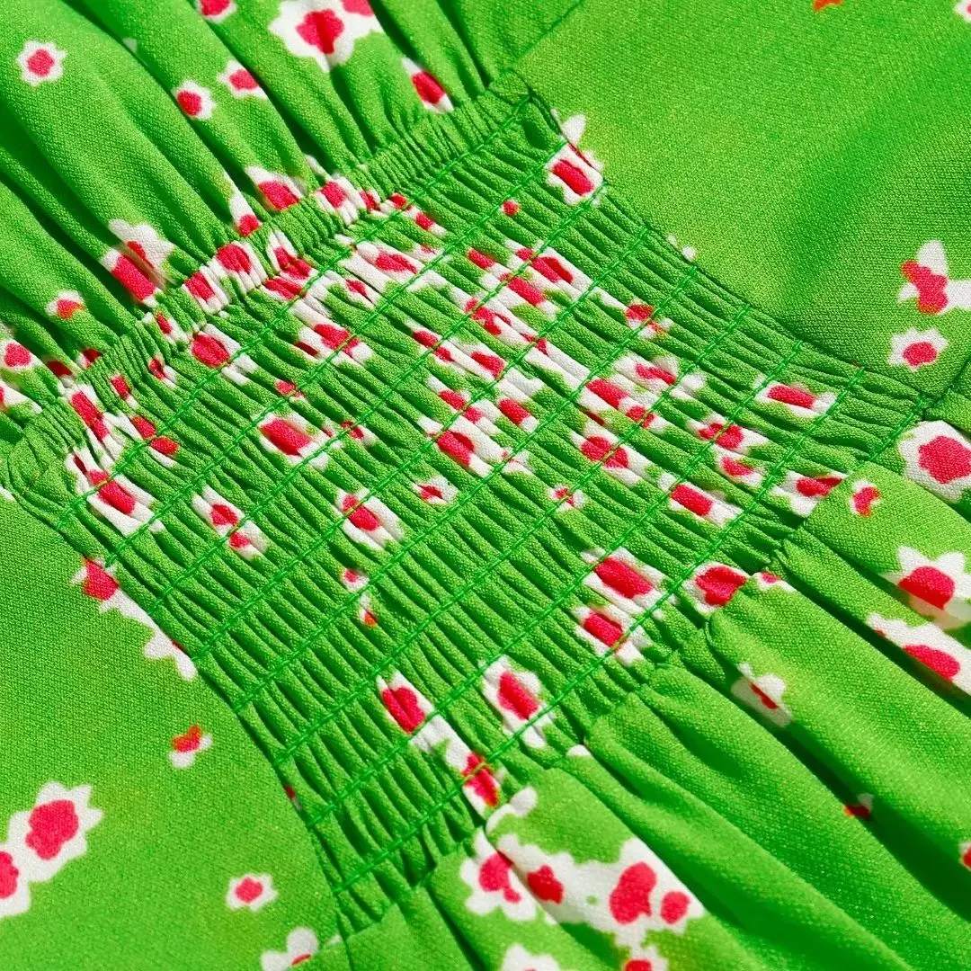 

2021 Summer women holiday Printed floral Dress sexy Deep v neck Short Sleeve Ladies Mini Dresses beach Slim A-Line Vestidos trf