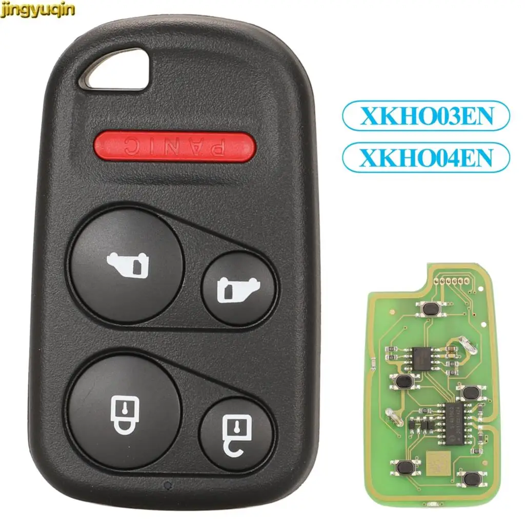 

Jingyuqin 5pcs XKHO03EN/XKHO04EN VVDI2 Mini Key Tool For Honda Type Wire VVDI Xhorse Remote Flip Car Key Control Universal 3 BTN