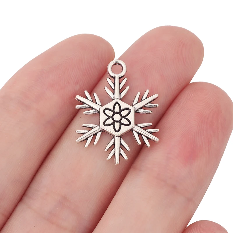 

50 x серебряный цвет, яркий Рождественский праздничный браслет, серьги, изготовление ювелирных изделий 24x18 мм