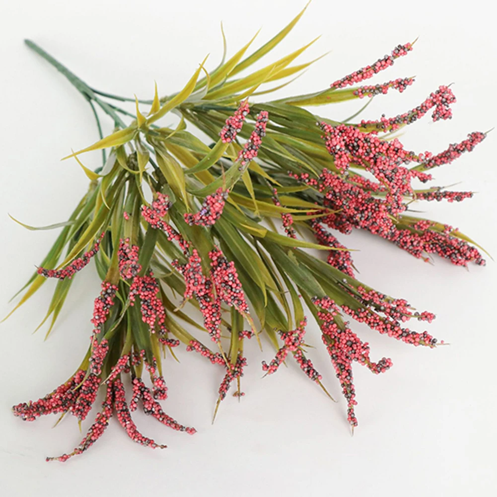 

1Pc Artificial Plant Grass Flower Arrangement Home Office Garden Party Decor home wedding decoration fake plastic flowers