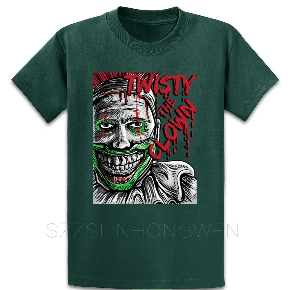 Twisty клоун Американская история ужас Хэллоуин футболка хлопок модный летний