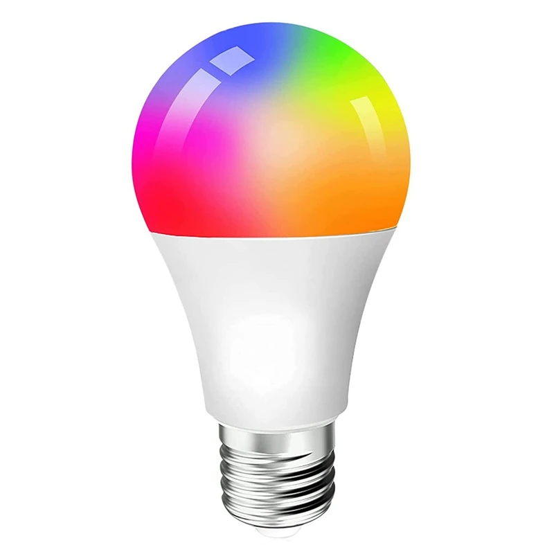 

Умный Точечный светильник 10 Вт E27, точечный светильник с Wi-Fi, теплый/холодный свет, совместим с Google Alexa, голосовым управлением, энергосберегаю...