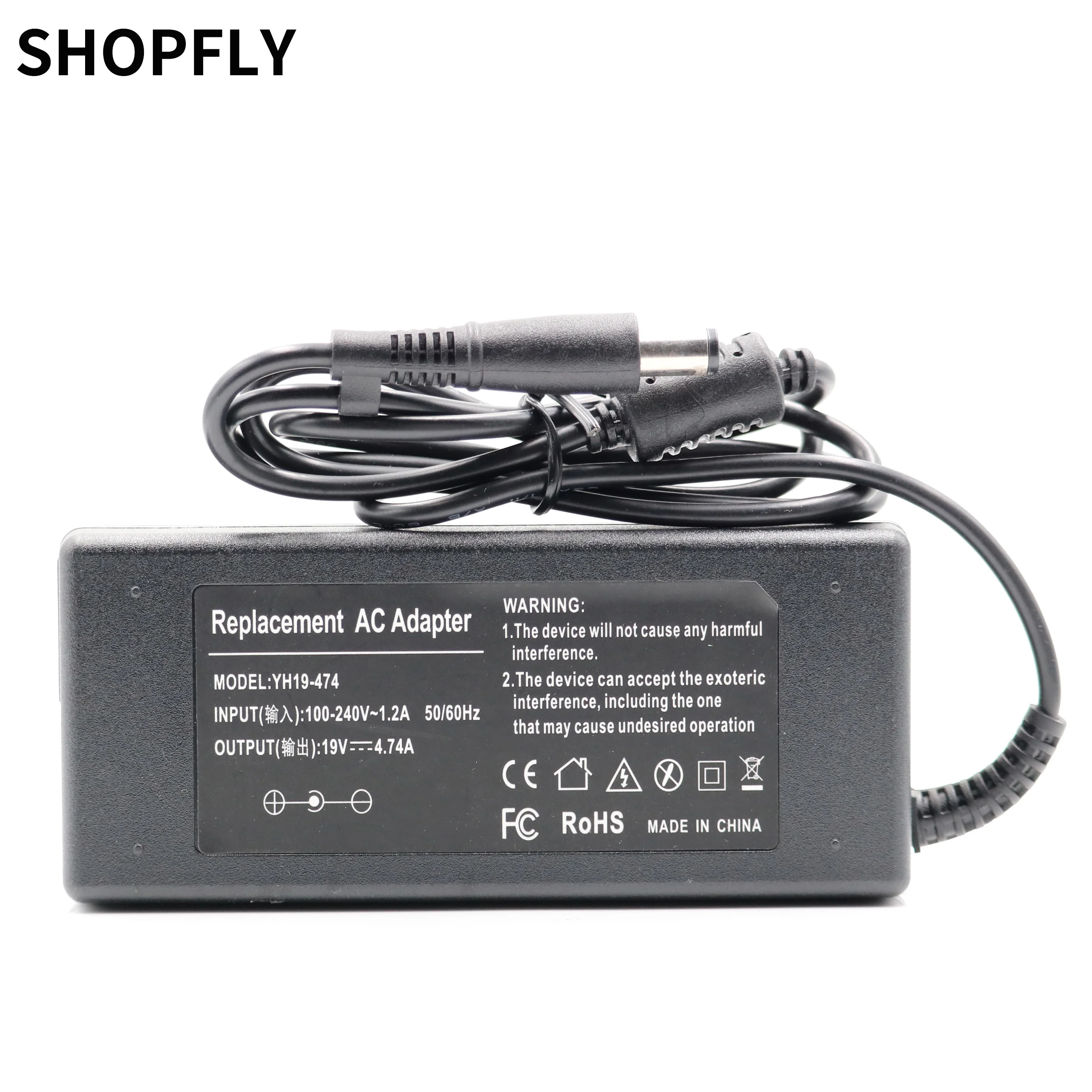 

90W 19V 4.74A AC Laptop Adapter Replacements Charger Fit for HP Pavilion DV4 DV5 DV7 G60 Notebook Replacements Adapter