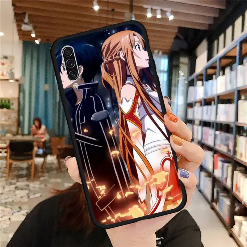 

Sword Art Online Japan anime Phone Case For Samsung galaxy A S note 10 7 8 9 20 30 31 40 50 51 70 71 21 s ultra plus