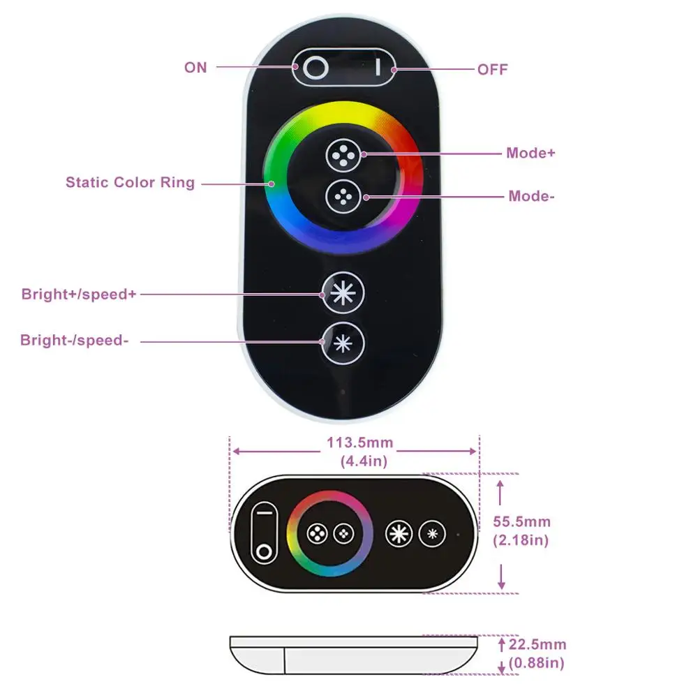 32 Вт двойной головкой RGB светодиодный волокно 0ptic потолочный комплект светильник