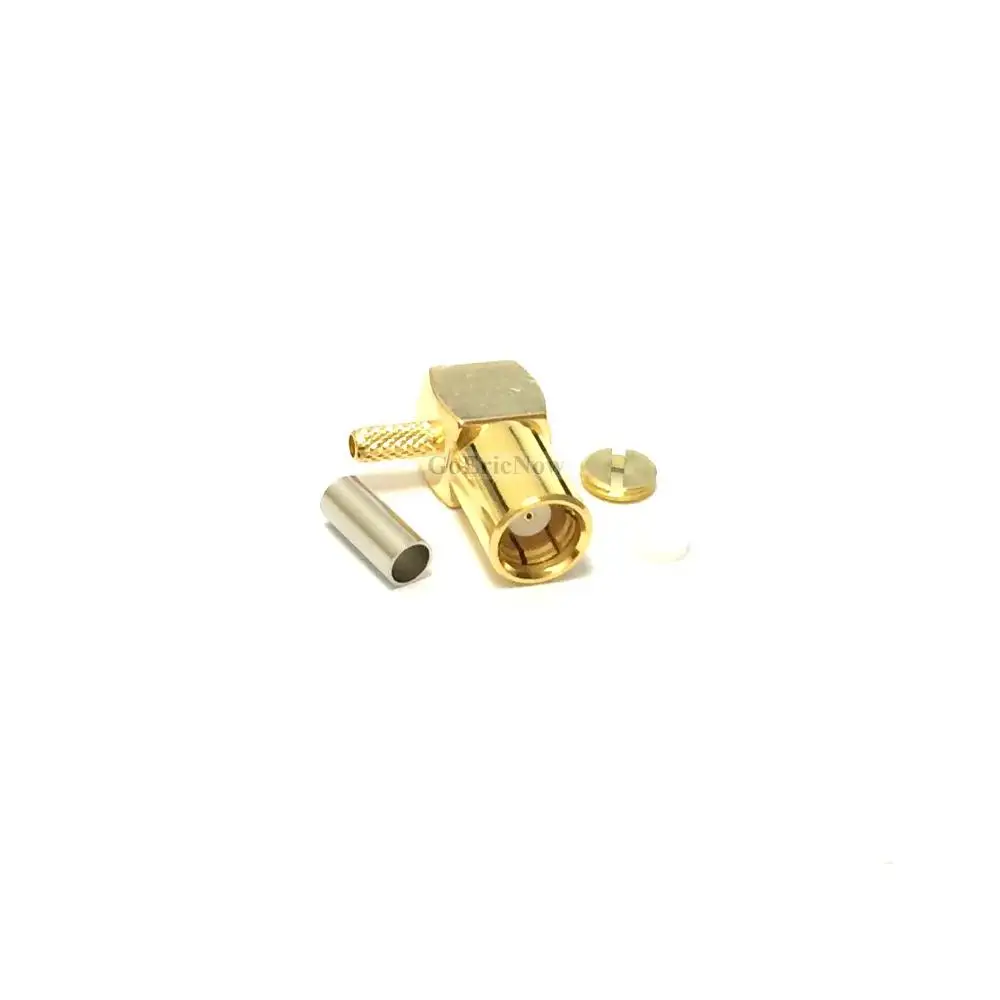 5 шт. RF коаксиальный 75 Ом прямоугольный/прямой SMB гнездовой адаптер для кабеля