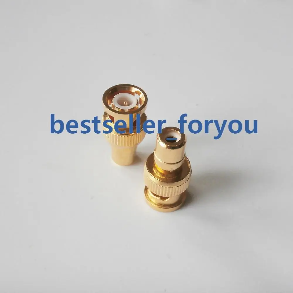 1X разъем штекер BNC на RCA AV Женский коаксиальный адаптер для камеры