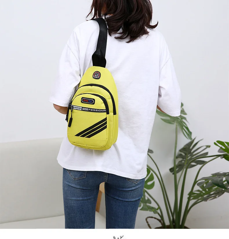Модная нагрудная сумка водонепроницаемая нейлоновая сумка-слинг повседневная