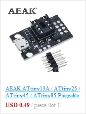AEAK Mega 2560 PRO MINI 5 В(встраивание) CH340G ATmega2560-16AU с наконечниками, совместимыми с arduino Mega 2560