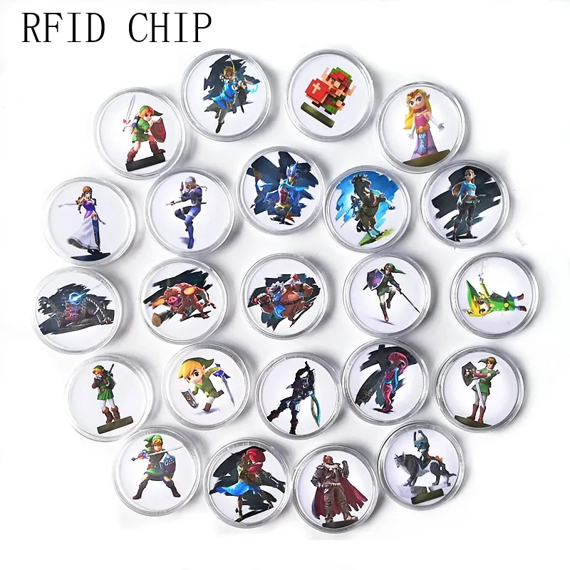 Коллекционная монетная карта амиибо Зельда легендарная Настройка данных Ntag215 NFC