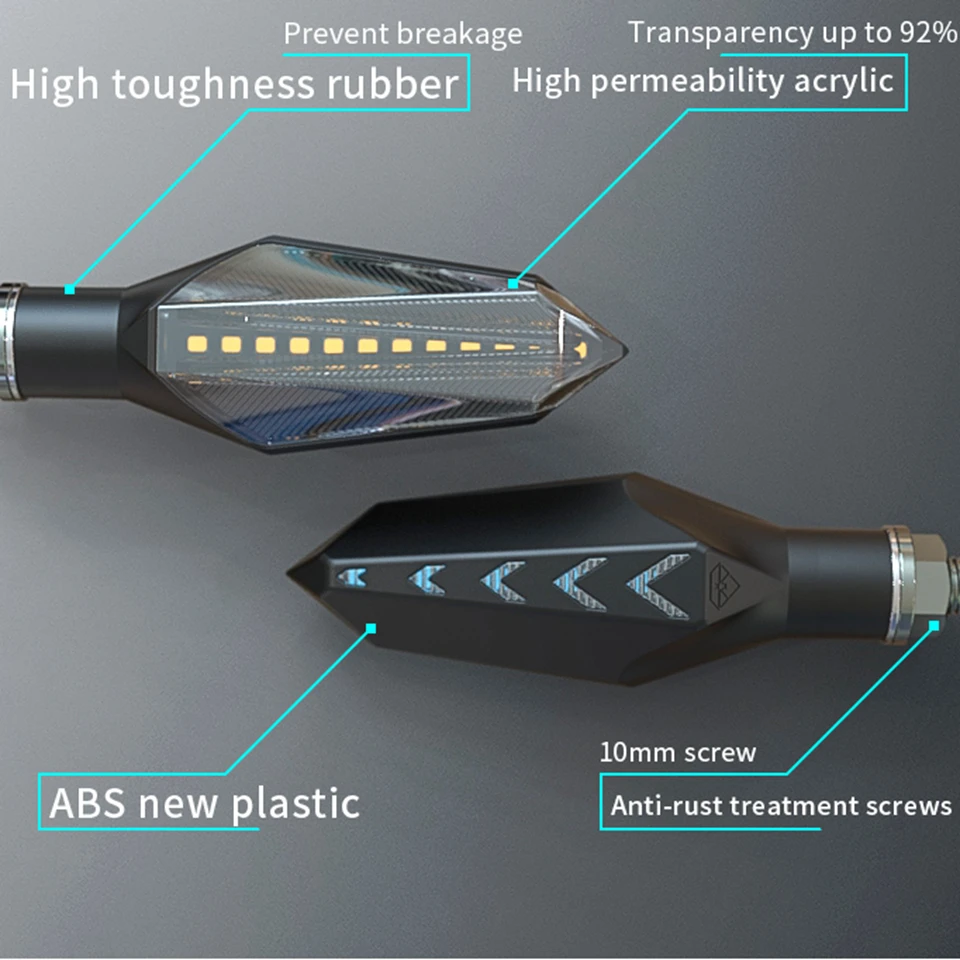 Универсальный светодиодный указатель поворота для мотоцикла Spirit Beast-L17 дневные и