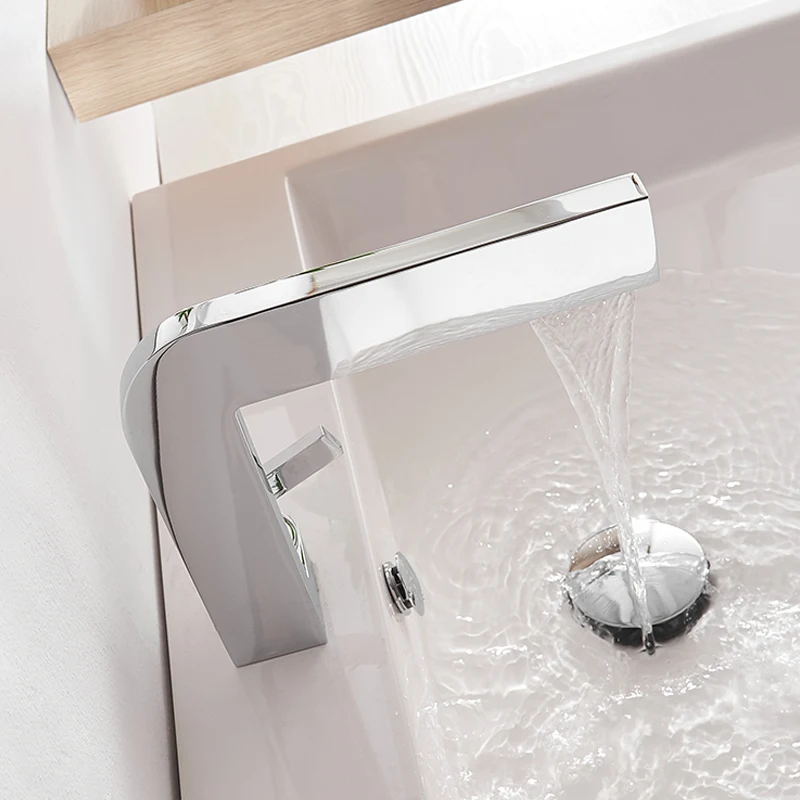 Смесители для раковины FLG новый дизайн хромированный латунный Смеситель ванной